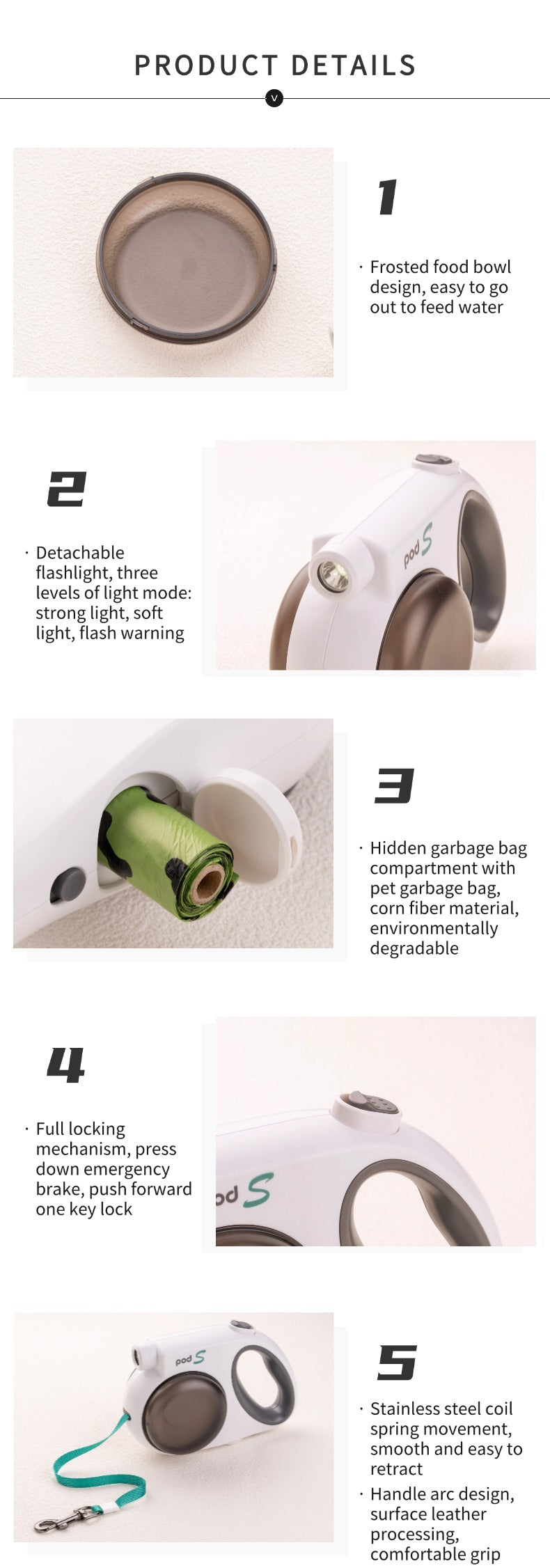 POD Multi-Function Pet Leash