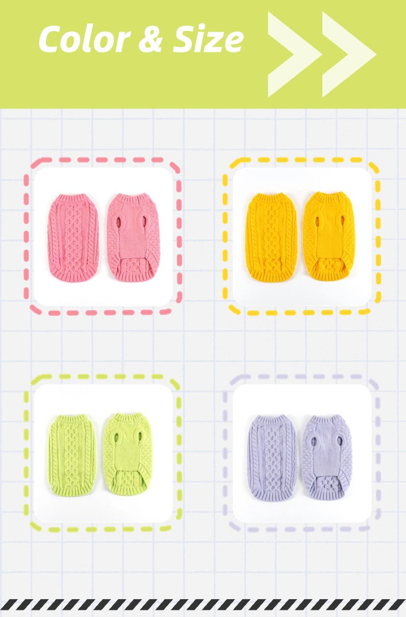 Pet Sweater Classic Color